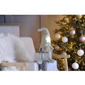 Festive - 39cm Battery Operated Light up Dangly Leg Gonk with Green Hat Festive - 39cm Battery Operated Light up Dangly Leg Gonk with Green Hat