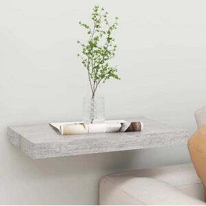 Floating Wall Shelf Concrete Grey 40x23x3.8 cm mdf Vidaxl Floating Wall Shelf Concrete Grey 40x23x3.8 cm mdf Vidaxl