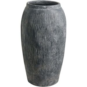 BELIANI Flower Vase ARGINO 50 cm Grey BELIANI Flower Vase ARGINO 50 cm Grey