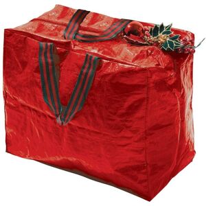 Garland - Christmas Decorations Storage Bag - Red - 46cm x 25cm x 38cm Garland - Christmas Decorations Storage Bag - Red - 46cm x 25cm x 38cm