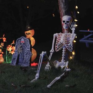 Halloween Skeleton 2 pcs White 85 cm PVC vidaXL Halloween Skeleton 2 pcs White 85 cm PVC vidaXL