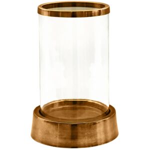 Ivyline - Hampton Hurricane Lantern - Glass/Metal - L24 x W24 x H40 cm - Antique Brass Ivyline - Hampton Hurricane Lantern - Glass/Metal - L24 x W24 x H40 cm - Antique Brass