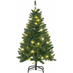 4/5/6FT Prelit Artificial Christmas Tree w/ Warm White Light Home Xmas Decor 4FT - Homcom 4/5/6FT Prelit Artificial Christmas Tree w/ Warm White Light Home Xmas Decor 4FT - Homcom