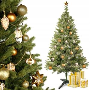 KADAX Christmas tree, artificial Christmas tree 180 made of PE and PVC plastic, spruce with plastic trim KADAX Christmas tree, artificial Christmas tree 180 made of PE and PVC plastic, spruce with plastic trim