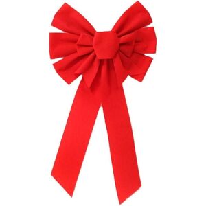 CYSLMUK Large Christmas Bow, 9 Inch Red Velvet Bow for Flower Wreaths, Christmas Tree Topper, Wedding Birthday Bow, Car Garden Patio Front Door Red Bow CYSLMUK Large Christmas Bow, 9 Inch Red Velvet Bow for Flower Wreaths, Christmas Tree Topper, Wedding Birthday Bow, Car Garden Patio Front Door Red Bow