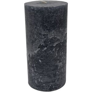 Libra Rustica Pillar Candle - Paraffin - L10 x W10 x H20 cm - Dark Grey Libra Rustica Pillar Candle - Paraffin - L10 x W10 x H20 cm - Dark Grey