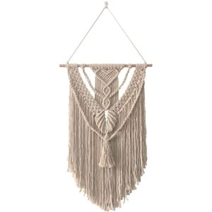 TLILY Macrame Wall Hanging Boho Home Decor Chic Woven Decoration for Bedroom Living Room Apartment Gallery Handmade Gift Ideas TLILY Macrame Wall Hanging Boho Home Decor Chic Woven Decoration for Bedroom Living Room Apartment Gallery Handmade Gift Ideas