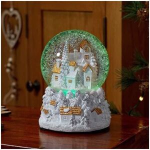 Marco Paul - 12cm Fantasy Forest Snow Sphere Christmas Winter Wonderland Musical Glitter Snow Globe Colour Changing 17cm Festive Village Scene Xmas Marco Paul - 12cm Fantasy Forest Snow Sphere Christmas Winter Wonderland Musical Glitter Snow Globe Colour Changing 17cm Festive Village Scene Xmas
