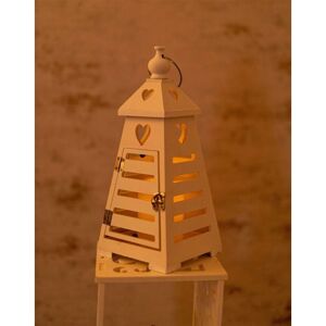 Marco Paul - led Wooden Lantern White Heart Flameless Candle Holder Pyramid Home Decoration Rustic Free Standing Pre Lit Light Up Lantern Indoor Home Marco Paul - led Wooden Lantern White Heart Flameless Candle Holder Pyramid Home Decoration Rustic Free Standing Pre Lit Light Up Lantern Indoor Home