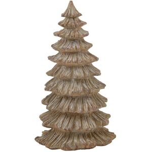 Medium Pine Tree Sculpture - Resin - L14 x W14 x H25 cm - Brown Medium Pine Tree Sculpture - Resin - L14 x W14 x H25 cm - Brown
