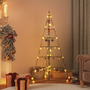 Metal Christmas Tree for Decoration Black 140 cm vidaXL Metal Christmas Tree for Decoration Black 140 cm vidaXL