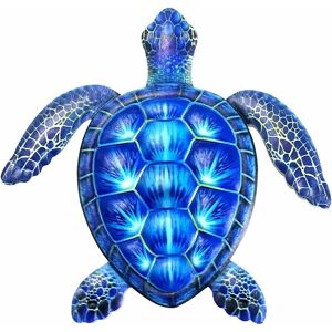 Neige - Metal Turtle Wall Decor, Sea Turtle Wall Art, Iron Animal Sculpture, Beach Themed Hanging Decor Neige - Metal Turtle Wall Decor, Sea Turtle Wall Art, Iron Animal Sculpture, Beach Themed Hanging Decor