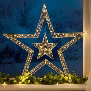 CHRISTOW Micro LED Star Christmas Light - Warm White CHRISTOW Micro LED Star Christmas Light - Warm White