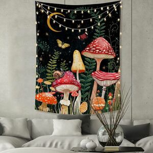 DEWDAT Mushroom Tapestry Moon and Stars Butterfly Wall Tapestry Aesthetic Vertical Tapestry Tarot Tapestry Wall Hanging for Bedroom Living Room Decor DEWDAT Mushroom Tapestry Moon and Stars Butterfly Wall Tapestry Aesthetic Vertical Tapestry Tarot Tapestry Wall Hanging for Bedroom Living Room Decor