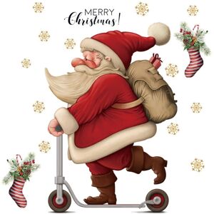 ANPVIZ Other Christmas Decorations, Merry Christmas Window Stickers for Home Decoration Santa Claus Murals PVC Vinyl Wall Stickers New Year Decorations ANPVIZ Other Christmas Decorations, Merry Christmas Window Stickers for Home Decoration Santa Claus Murals PVC Vinyl Wall Stickers New Year Decorations