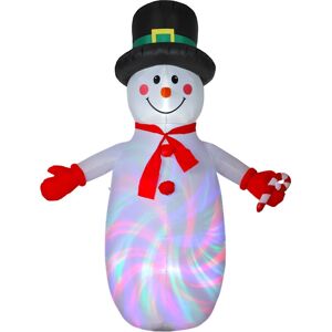 Outsunny Blow Up Christmas Inflatable Snowman for Indoor Outdoor Home Decor Outsunny Blow Up Christmas Inflatable Snowman for Indoor Outdoor Home Decor