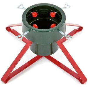 GARLAND Premier Heavy Duty Metal Real Christmas Tree Stand - Red or Green - 46cm GARLAND Premier Heavy Duty Metal Real Christmas Tree Stand - Red or Green - 46cm