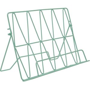 Premier Housewares - Book Stand With Green Finish Geometric Shape Recipe Book Holder / Holders For Kitchen Iron Wire Cookbooks Stands For Reading Premier Housewares - Book Stand With Green Finish Geometric Shape Recipe Book Holder / Holders For Kitchen Iron Wire Cookbooks Stands For Reading