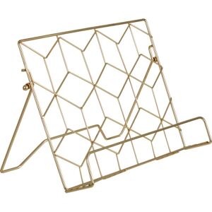 Premier Housewares - Vertex Contour Matte Gold Finish Cookbook Stand Premier Housewares - Vertex Contour Matte Gold Finish Cookbook Stand