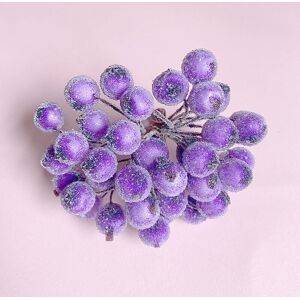 Tonchean - Purple Color 5 Pieces Holly Berries Frosted Fruit Holly Berries Mini Artificial Christmas Berry Flower for Home, Wedding, Party, Birthday, Tonchean - Purple Color 5 Pieces Holly Berries Frosted Fruit Holly Berries Mini Artificial Christmas Berry Flower for Home, Wedding, Party, Birthday,