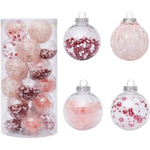 TLILY Ransparent Christmas Ball Ornaments Balls Bauble Decorations for Home Tree Pendant TLILY Ransparent Christmas Ball Ornaments Balls Bauble Decorations for Home Tree Pendant