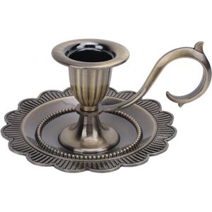GROOFOO Retro Handheld Candlestick Holder Vintage Handle Stand Zinc Alloy European Style Table Candlelight Stand Home Decoration Bronze GROOFOO Retro Handheld Candlestick Holder Vintage Handle Stand Zinc Alloy European Style Table Candlelight Stand Home Decoration Bronze