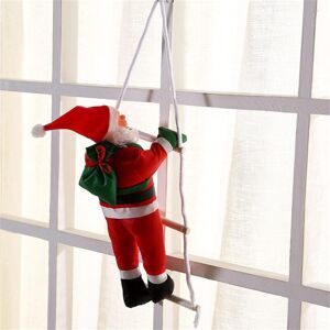 SJQKA Santa Claus Climber Outdoor Decoration, 25cm Santa Claus Hanging Decoration Indoor, Christmas Decoration for Tree, Christmas Decoration SJQKA Santa Claus Climber Outdoor Decoration, 25cm Santa Claus Hanging Decoration Indoor, Christmas Decoration for Tree, Christmas Decoration