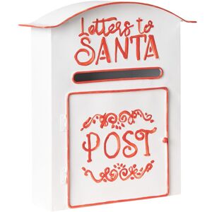 BELIANI Santa Post Box ESPOO 30 cm White BELIANI Santa Post Box ESPOO 30 cm White