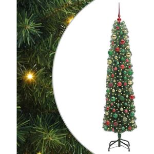 Artificial Christmas Tree with 300 LEDs with Stand Green 210 cm vidaXL Artificial Christmas Tree with 300 LEDs with Stand Green 210 cm vidaXL