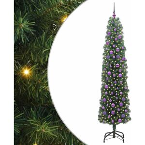Artificial Christmas Tree with 300 LEDs with Stand Green 210 cm vidaXL Artificial Christmas Tree with 300 LEDs with Stand Green 210 cm vidaXL