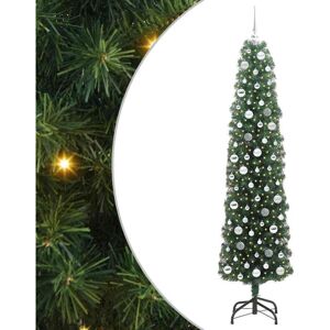 Artificial Christmas Tree with 300 LEDs with Stand Green 210 cm vidaXL Artificial Christmas Tree with 300 LEDs with Stand Green 210 cm vidaXL