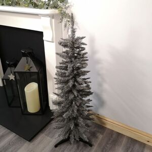 Samuel Alexander - 4ft (120cm) Snowtime Wrapped Pencil Pine Grey Tree with 168 Tips Samuel Alexander - 4ft (120cm) Snowtime Wrapped Pencil Pine Grey Tree with 168 Tips