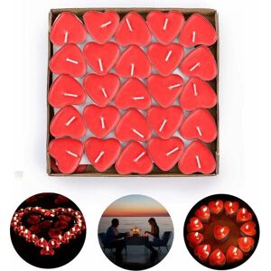 HOOPZI Tealight Candle, Set of 50 Romantic Tealight Candles, Small Red Candles Decorative Candles Scented Candles, Valentine's Day Table Decoration, HOOPZI Tealight Candle, Set of 50 Romantic Tealight Candles, Small Red Candles Decorative Candles Scented Candles, Valentine's Day Table Decoration,