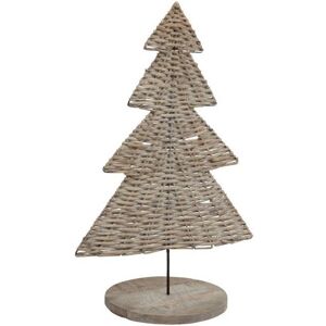 The Noel Collection Large Tree Ornament - Wicker - L1 x H30 cm - Brown The Noel Collection Large Tree Ornament - Wicker - L1 x H30 cm - Brown