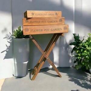 Toffee Trays (Set of 3) - Wooden Champagne Toffee Trays (Set of 3) - Wooden Champagne