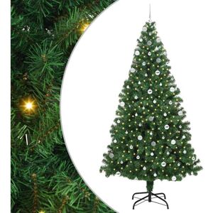 Artificial Christmas Tree with 300 LEDs with Stand Green 240 cm vidaXL Artificial Christmas Tree with 300 LEDs with Stand Green 240 cm vidaXL