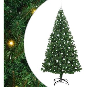 Artificial Christmas Tree with 300 LEDs with Stand Green 240 cm vidaXL Artificial Christmas Tree with 300 LEDs with Stand Green 240 cm vidaXL