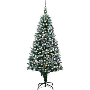 vidaXL Artificial Pre-lit Christmas Tree with Ball Set and Pine Cones Decor - Christmas Tree vidaXL Artificial Pre-lit Christmas Tree with Ball Set and Pine Cones Decor - Christmas Tree