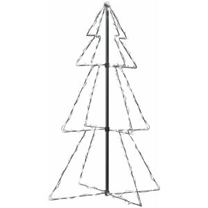 vidaXL Christmas Cone Tree 160 LEDs Indoor Outdoor Holiday Decoration vidaXL Christmas Cone Tree 160 LEDs Indoor Outdoor Holiday Decoration