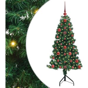 Corner Artificial Christmas Tree Green 120 cm PVC and Metal vidaXL Corner Artificial Christmas Tree Green 120 cm PVC and Metal vidaXL