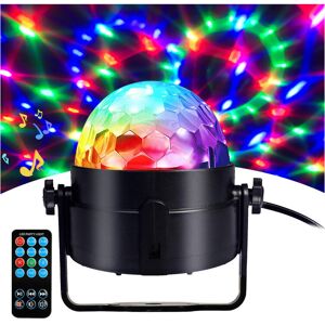 GOTRAYS Voice Control Disco Ball, Mirror Ball Light Set, 3W rgb Mini Crystal Ball Party Light 7 Color Modes with Remote Control for Christmas Party Bar Club GOTRAYS Voice Control Disco Ball, Mirror Ball Light Set, 3W rgb Mini Crystal Ball Party Light 7 Color Modes with Remote Control for Christmas Party Bar Club