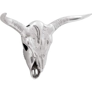 Bull Skull Silver 49 x 10 x 36 cm Aluminium Vidaxl Bull Skull Silver 49 x 10 x 36 cm Aluminium Vidaxl