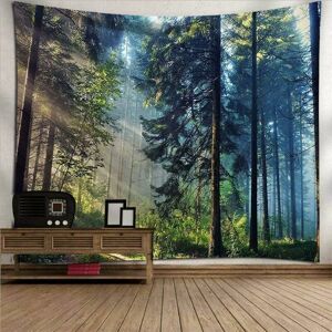 DEWDAT Wall Tapestry, Nature Landscape Trees Wall Hanging Tapestry, Nordic Pine Forest Decoration, Rectangular Printing Fabric For Living Room Bedroom DEWDAT Wall Tapestry, Nature Landscape Trees Wall Hanging Tapestry, Nordic Pine Forest Decoration, Rectangular Printing Fabric For Living Room Bedroom