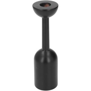 GROOFOO Wooden Black Candle Holder Vintage Candle Stand Roman Column Decorative Candlestick Holder for Dining Tables Living Rooms GROOFOO Wooden Black Candle Holder Vintage Candle Stand Roman Column Decorative Candlestick Holder for Dining Tables Living Rooms