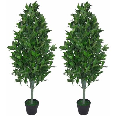 Leaf Design UK 120cm Bay Cone Topiary - Artificial Plant Leaf Design UK 120cm Bay Cone Topiary - Artificial Plant