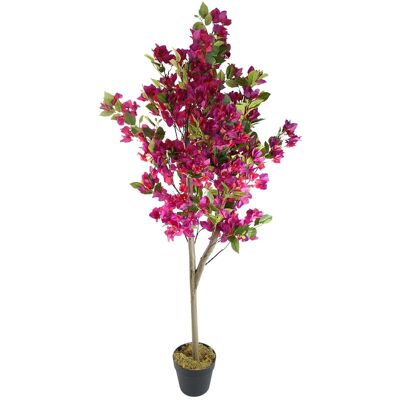 Leaf 150cm Artificial Pink Bougainvillea Tree - Artificial Tree Leaf 150cm Artificial Pink Bougainvillea Tree - Artificial Tree