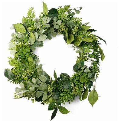 Generic Brand 50cm Fern Leaf Wreath - Wreath Generic Brand 50cm Fern Leaf Wreath - Wreath