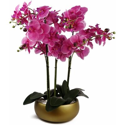 Leaf Orchid Purple Ceramic Planter - 60cm Tall Leaf Orchid Purple Ceramic Planter - 60cm Tall