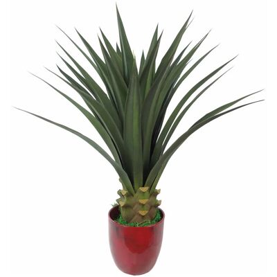 Leaf 90cm Artificial Yukka Plant - Large green - Artificial plant Leaf 90cm Artificial Yukka Plant - Large green - Artificial plant