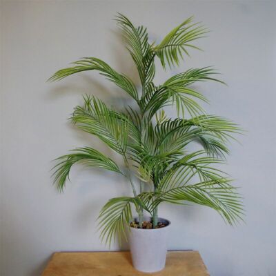 Genuine Leaf Design UK 90cm Artificial Palm Tree - Indoor/Outdoor Genuine Leaf Design UK 90cm Artificial Palm Tree - Indoor/Outdoor